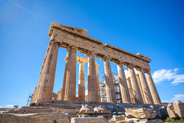 istock Parthenon temple on a sunny day. Acropolis in Athens, Greece 935014652