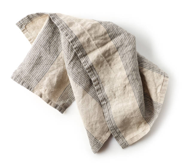 istock linen napkin isolated on white background 935023764