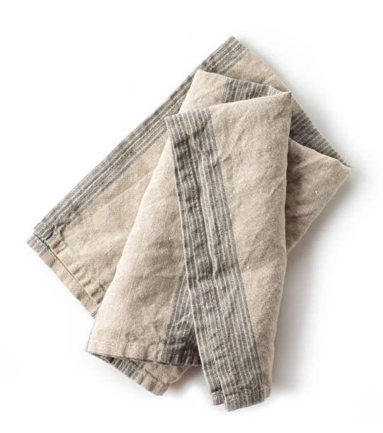 istock linen napkin isolated on white background 935023786