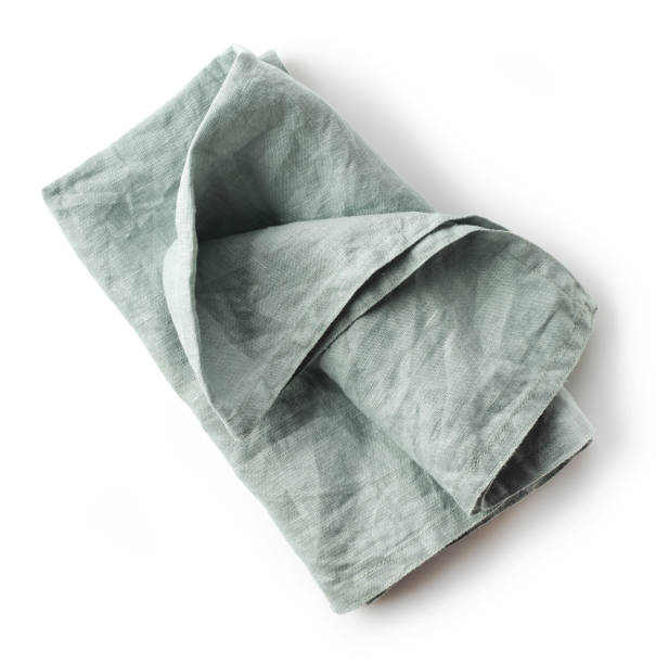 istock linen napkin isolated on white background 935023834