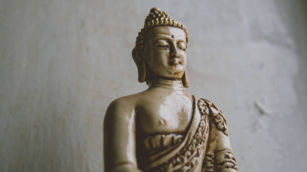istock a symbol of Buddhism. Buddha statue 935035332