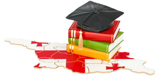 istock Education in Georgia concept, 3D rendering isolated on white background 935056034