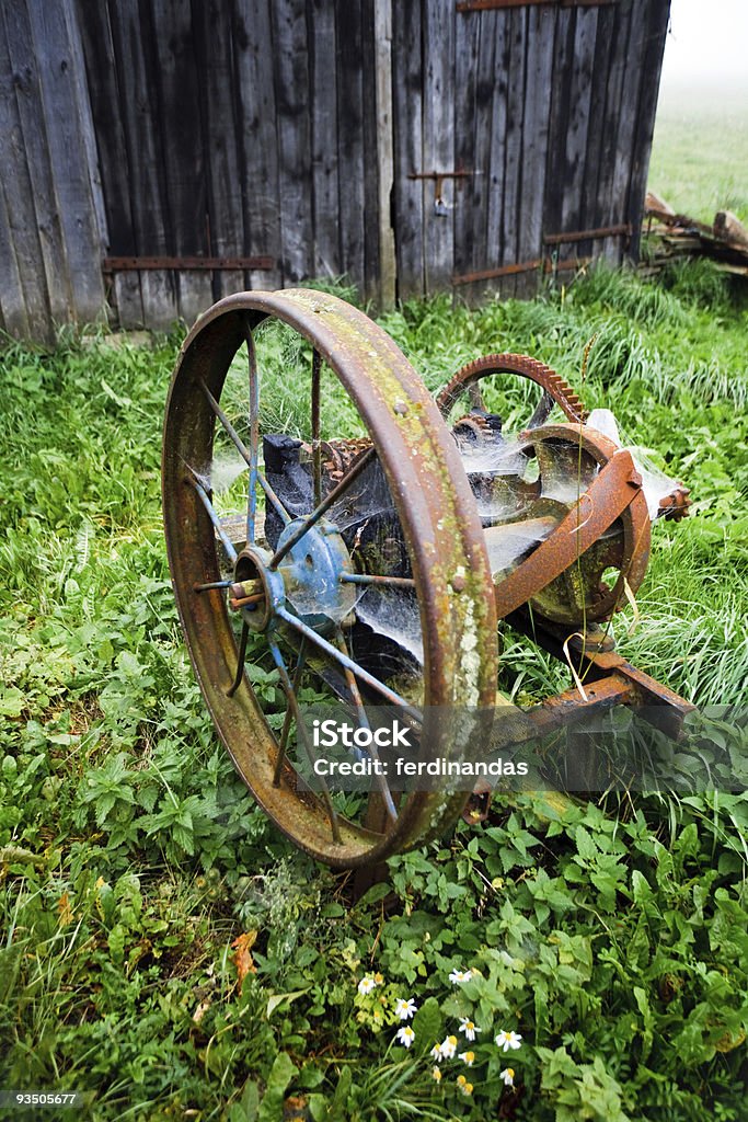 Vintage manuelle gras Hacken-Maschine - Lizenzfrei Agrarbetrieb Stock-Foto