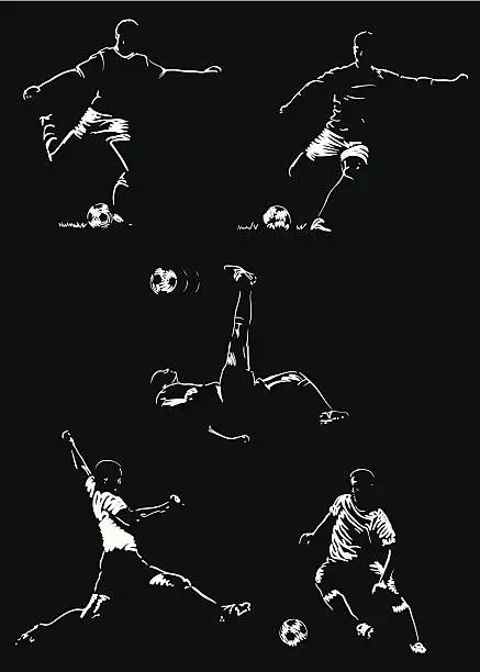 Vector illustration of Soccer  Football