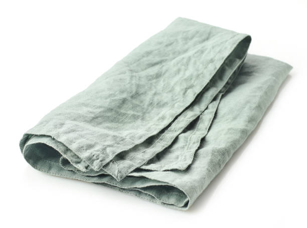 istock linen napkin isolated on white background 935059214