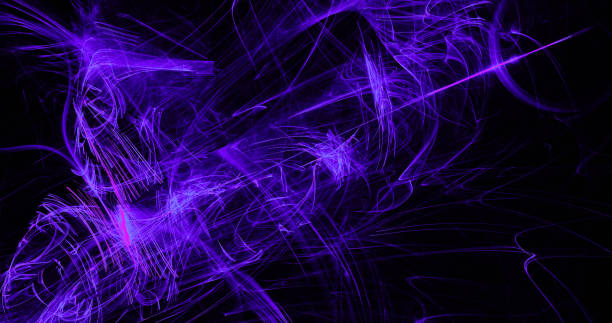 istock Purple Blue Pink Abstract Lines Curves Particles Background 935062300