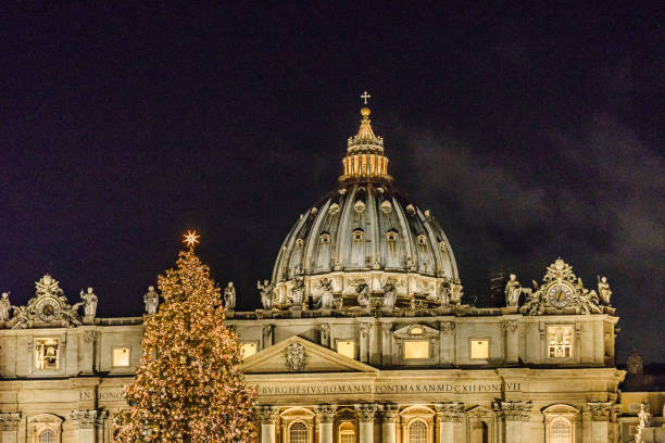 istock Saint Peters Basilica Night Scene, Rome, Italy 935071544