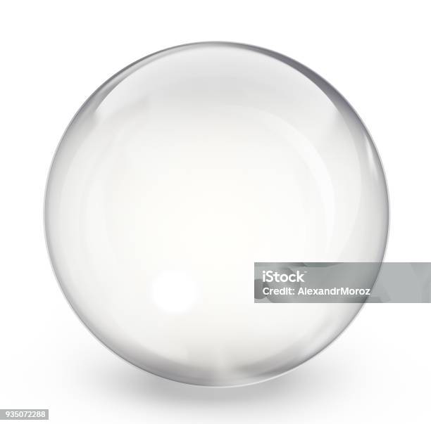 Glass Sphere Stock Photo - Download Image Now - Sphere, Glass - Material, Bubble