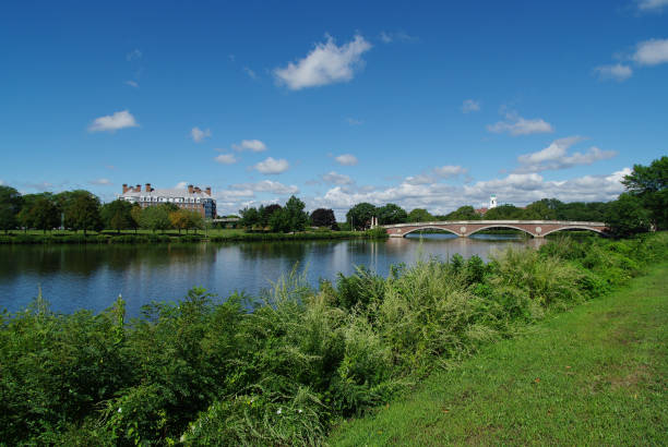 istock Charles River and Cambridge Cityscape 935073410