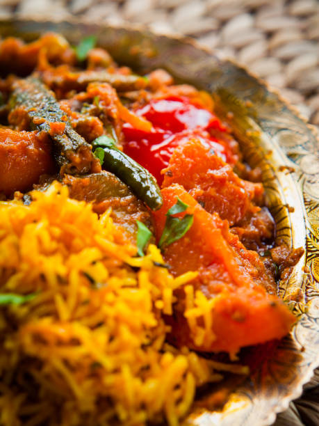 istock Indian Mixed Vegetable Curry -  detail, closeup. 935078206