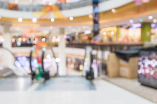 istock Abstract blur modern shopping mall interior defocused background 935110528