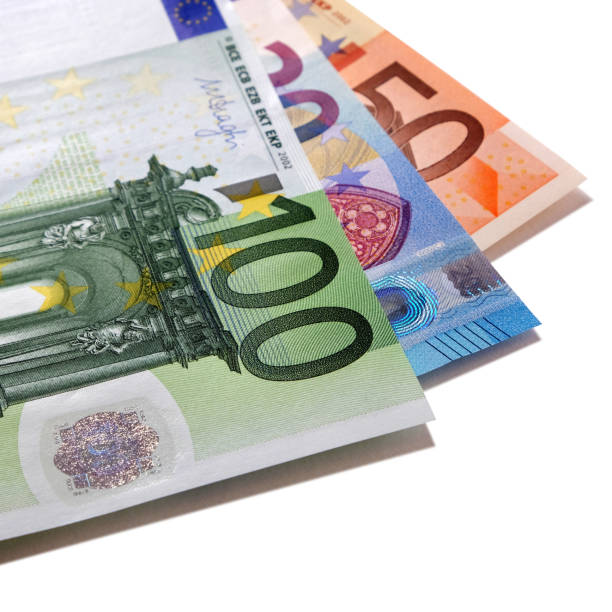 istock Different Euro currency bills isolated 935113210