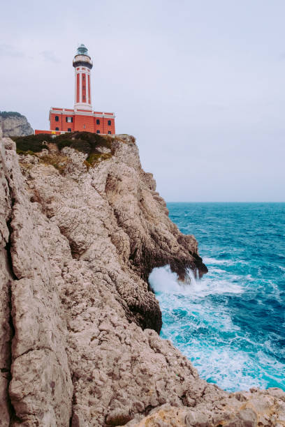 istock The Punta Carena lighthouse, Capri. 935122404