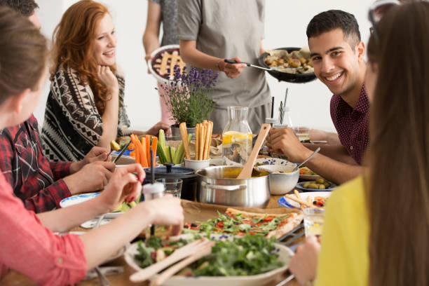 istock Smiling spanish man eating lunch 935125628