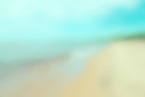 istock Defocused image of summer ocean, sky and beach 935133564