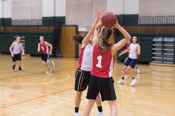 istock Women's College Basketball Scrimmage 935135828