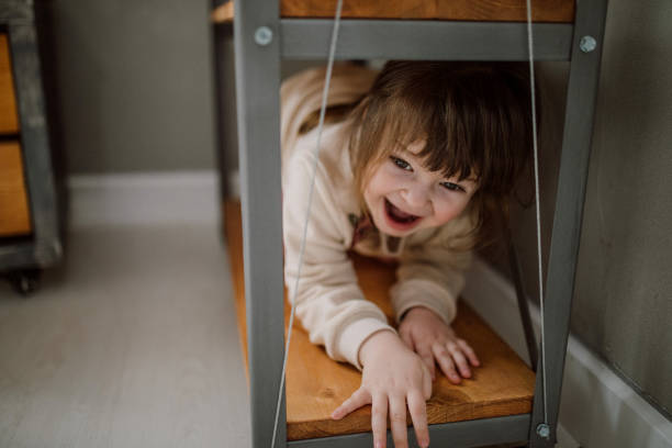istock Girl playing in house 935142550