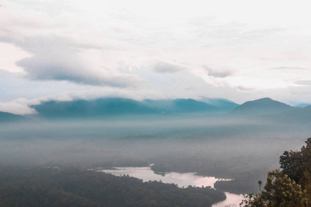 Fog of Bukit Tabur in the morning