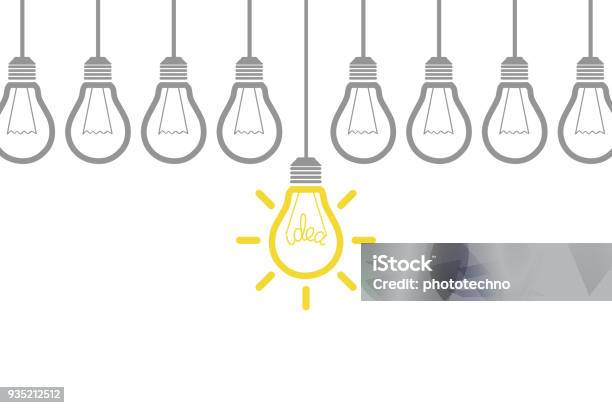 New Idea Concept Stock Illustration - Download Image Now - Ideas, Inspiration, Light Bulb