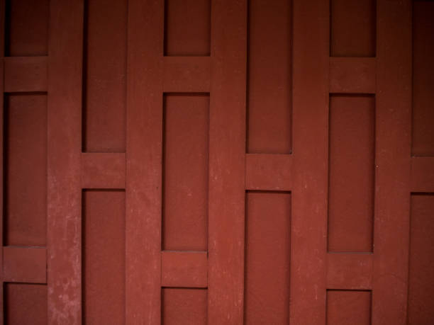 istock wood wall of house, Thai style. 935214922