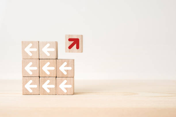 istock wooden cube with leadership, teamwork and growth concepts 935226630