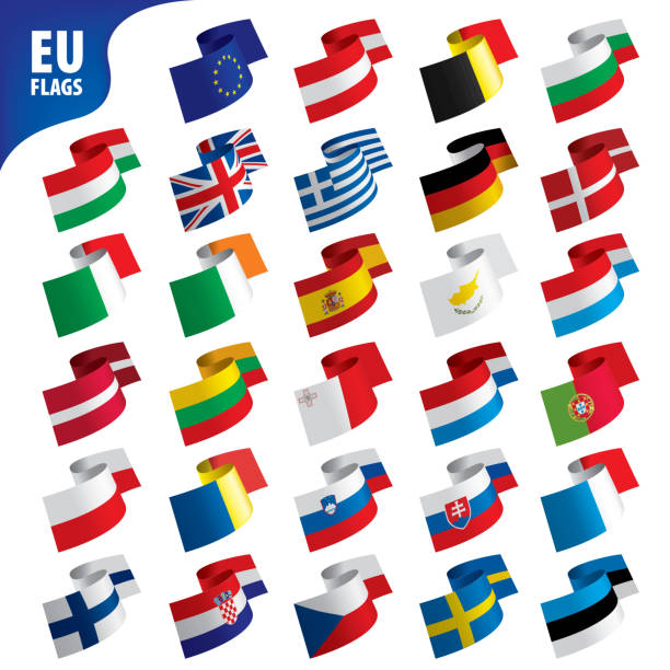 istock flags of the european union 935232322