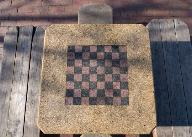 istock Overhead of chess board on sunny way 935238070