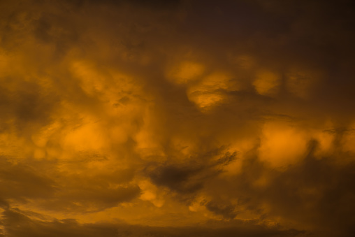 beautiful Cloudy sunset sky