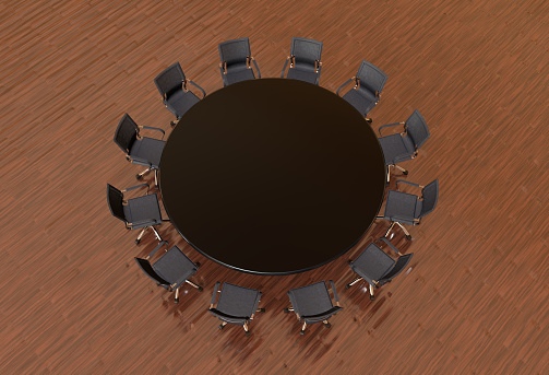 Meeting Table, Conference, Table, Chairs, Wood