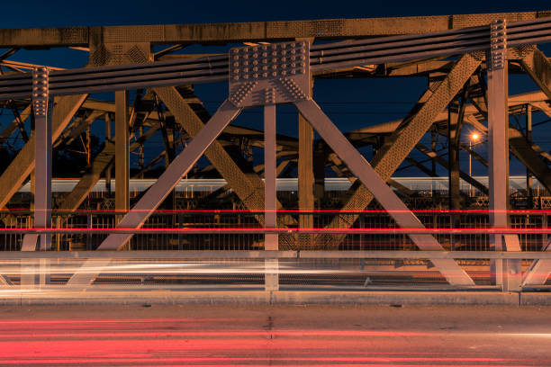 Walter Taylor Bridge also known as Indooroopilly Bridge in Brisbane, Queensland.