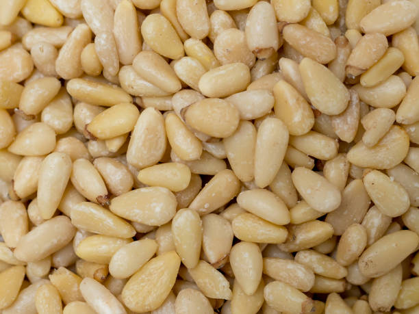 istock Zoom up of pile of pine nuts 935250472