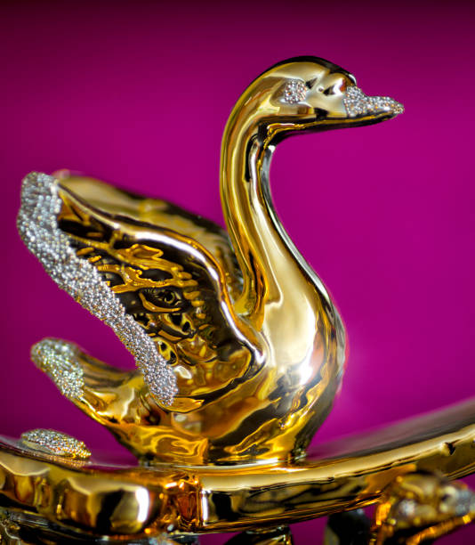 istock Gold statuette of swan 935251654