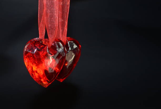 istock Two hearts for two peoples on valentines day 935251734