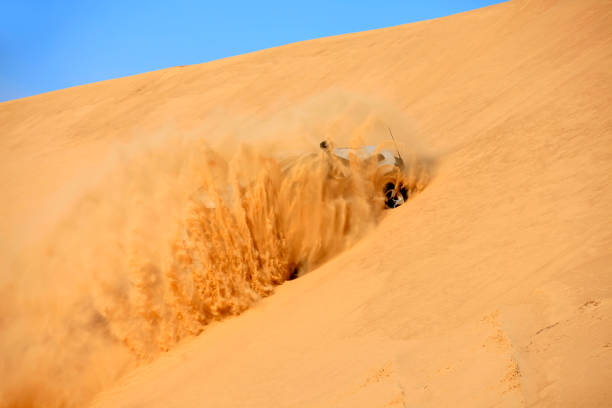 istock An suv was driving in the desert 935259304