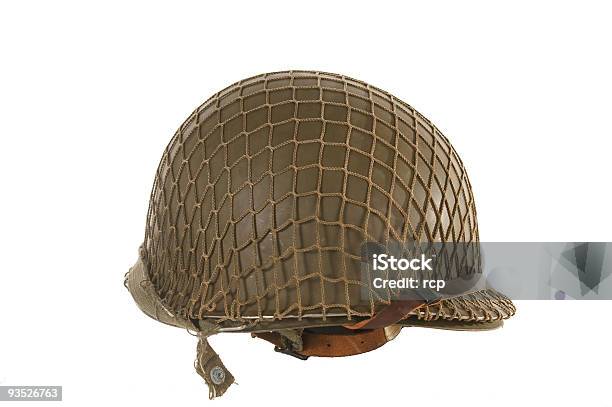American M1 Helmet Stock Photo - Download Image Now - Helmet, World War II, Work Helmet
