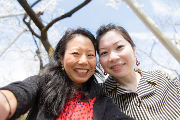 istock Female friends enjoying cherry blossom 935268156