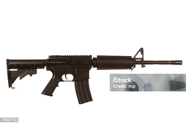 M4 Assault Rifle Stock Photo - Download Image Now - Black Color, Color Image, Cut Out