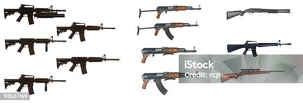 Weapon Variants Stock Photo - Download Image Now - Color Image, Cut Out, Gun