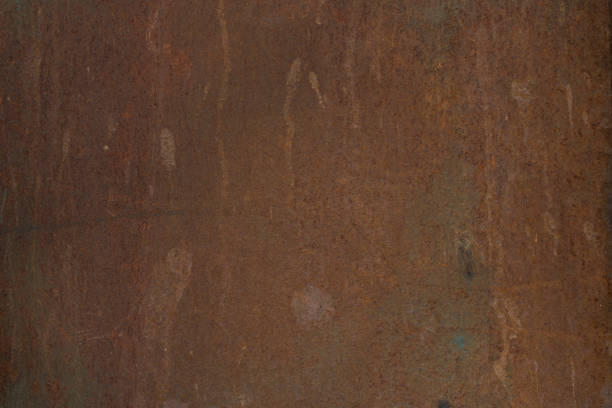 istock Rusty metal sheet with shadows - vintage, grunge background 935278166