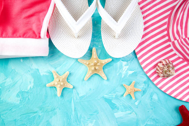 istock Set of Woman's things accessories summer season. 935284578
