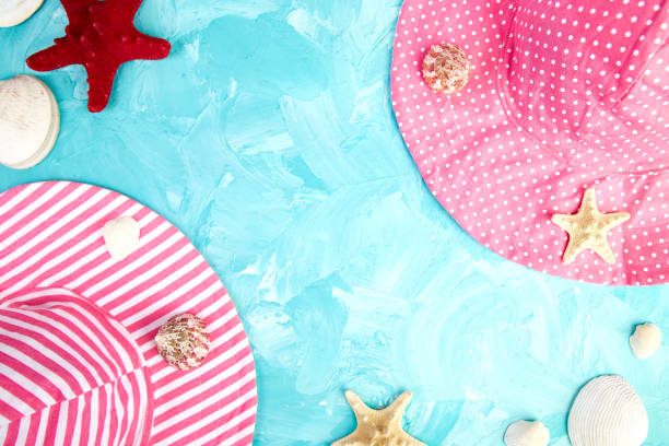 istock Set of Woman's things accessories summer season. 935284598