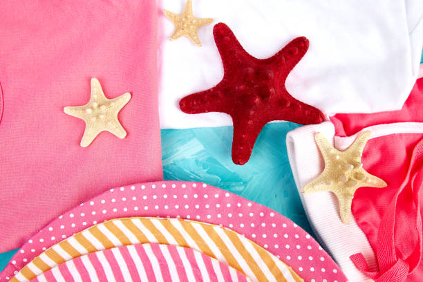 Set of Woman's things accessories summer season.
