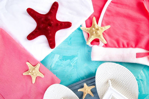 istock Set of Woman's things accessories summer season. 935284636