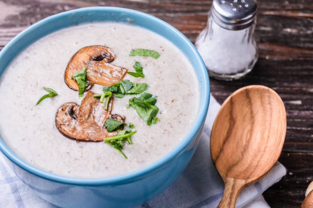 istock Champignon mushroom cream soup 935293908
