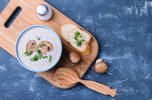istock Champignon mushroom cream soup 935293944