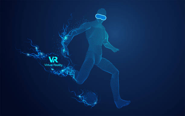 illustrations, cliparts, dessins animés et icônes de football de vr - soccer vector silhouette professional sport