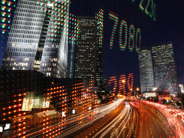 istock Stock market data chart display investment finance 935301446