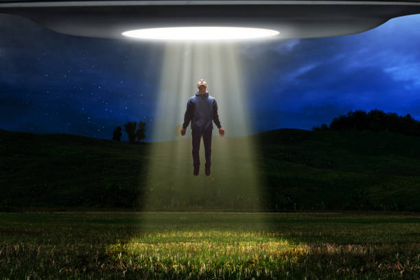 Ufo alien abduction Ufo alien abduction kidnapping photos stock pictures, royalty-free photos & images