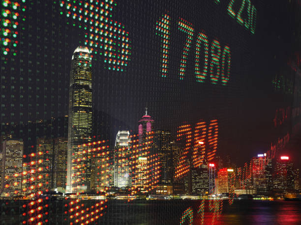 istock Stock market data chart display investment finance 935302344