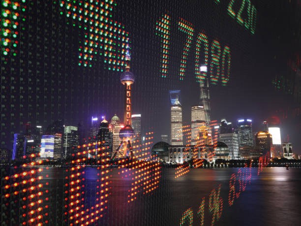 istock Stock market data chart display investment finance 935304478